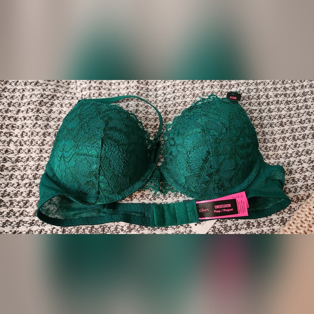 Lacey green la sensa obsession push up bra
